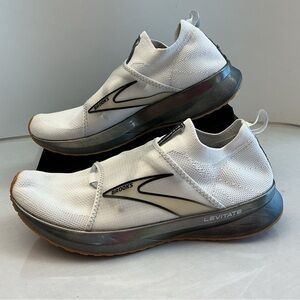 Brooks Levitate 4 LE Slip-On Running Shoes White Men’s 7